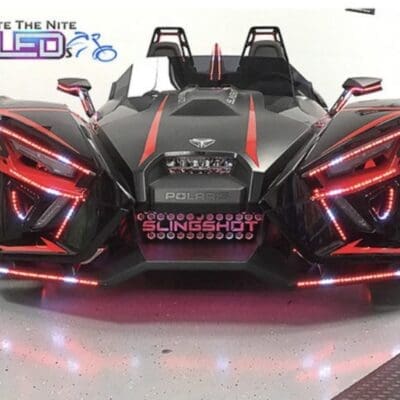 A black and red Slingshot