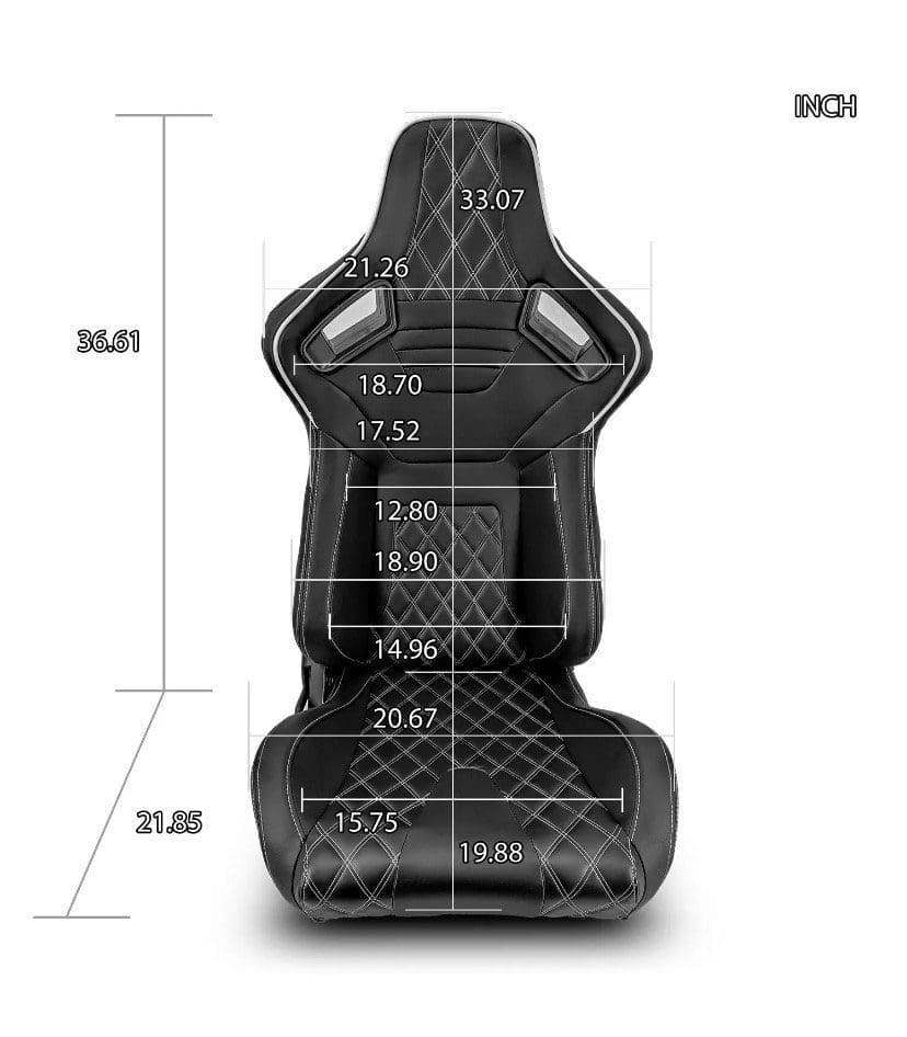 IMG_4965 Black racing-style gaming chair with ergonomic design and mesh sections.