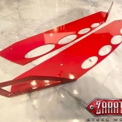 Two red parts