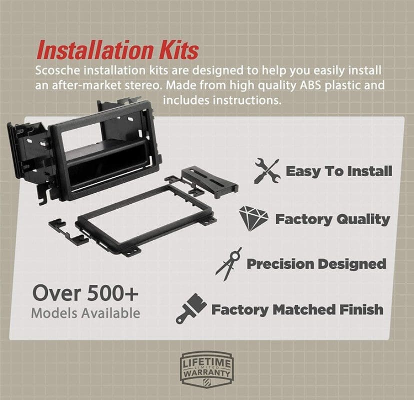 Installation kits for various models, easy to install and precision designed.
