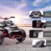 High-performance kids ATV with powerful motors and robust design.