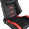 Polaris Slingshot Sport racing seats red accent