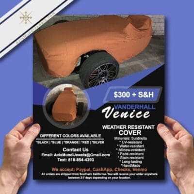 Vanderhall Venice Weather Resistant Car Cover