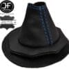 s-l1600 (10) Real Leather Blue Strip Shift Boot Fits Polaris Slingshot