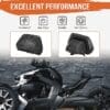 Motorcycle backrest cushion with excellent performance and easy installation.