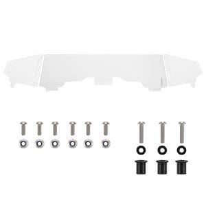 Car bumper diffuser with screws and bolts set.