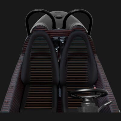Vanderhall F1-Ultra Series Premium Leather Stripe Pattern Seat Covers