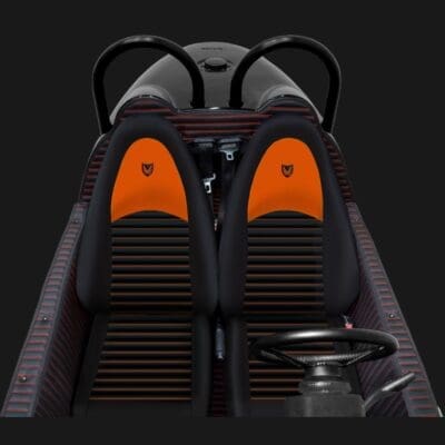 Vanderhall F1-Supreme Series Premium Leather Stripe Pattern Seat Covers