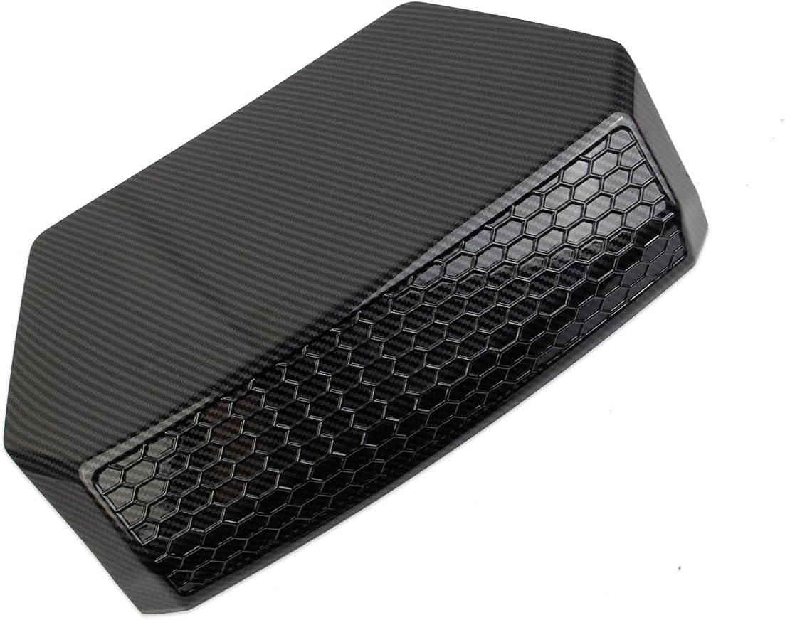 Black mesh grille speaker with a sleek design.