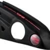 51WRGn+GoPL._AC_SL1080_ Close-up of a black bicycle chain guard with red accents and branding.