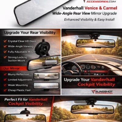 See More. Drive Safer. Upgrade Your Vanderhall Experience Rear View Mirror