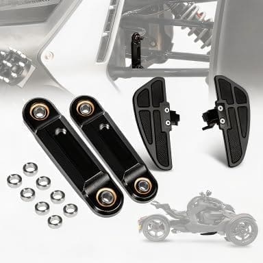 Sway Bar End Links Driver Floorboards Foot Rest Large Pedal Rider Footboards for Can - Am Ryker 600 900