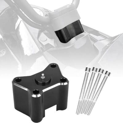 SRESK Billet Aluminum 2" Handlebar Riser Fit For Can AM Spyder All F3/F3S/F3T/F3 Limited With Stock Bars And 2020+ RT With Stock Bars
