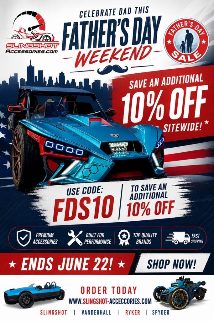 Slingshot Accessories Fathers Day Sale
