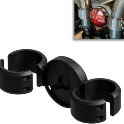 Third Brake Light Mount Compatible with Vanderhall Carmel Holder | Provides a mounting solution for a third brake light, helping improve vehicle rear light placement and installation